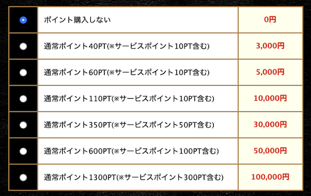 的中ヘラクレス馬券術 ポイント料金画像