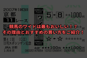 競馬　ワイドおいしい　サムネイル