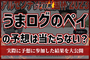 ペイの競馬予想は当たらない？アイキャッチ