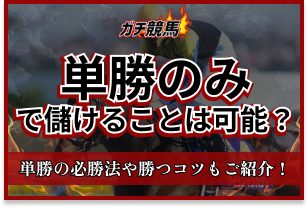 競馬単勝のみ　アイキャッチ