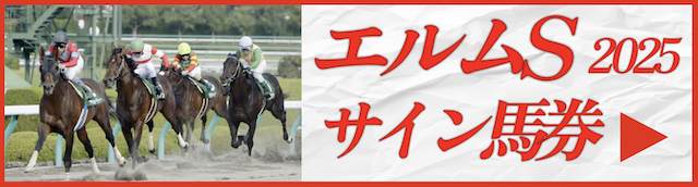 エルムSのサイン馬券
