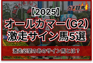 オールカマー2025のサイン馬　アイキャッチ