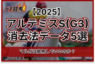 アルテミスステークスの消去法アイキャッチ