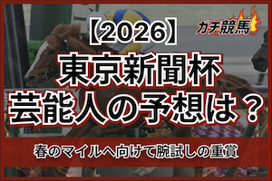 東京新聞杯の芸能人予想