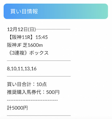 オヤユビ競馬-無料予想20211212